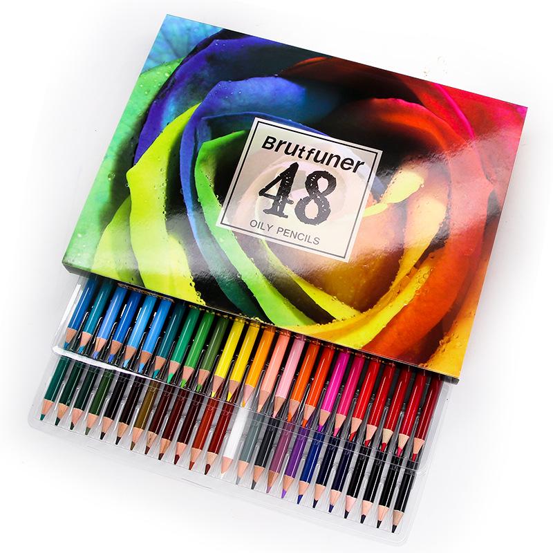 Exclusive Set: 260-Color Oil-Based Colored Pencils for Students & Graffiti Artists