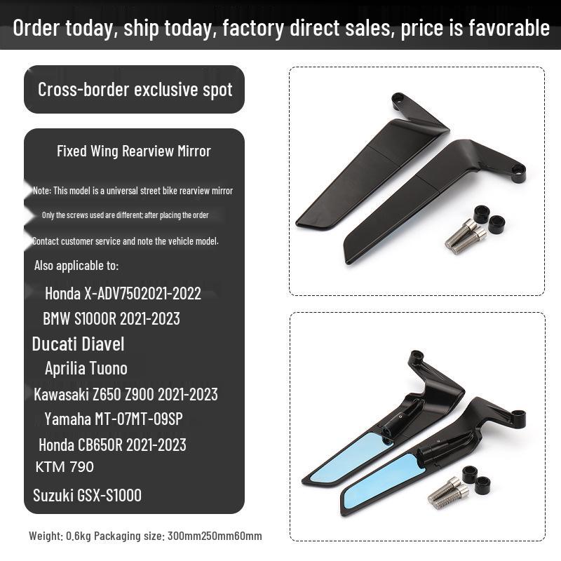 Honda X-ADV 750 Adjustable Side Mirror Wind Deflectors