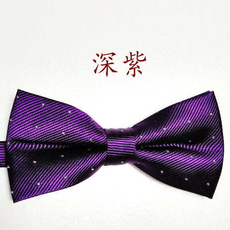 Papillon da Matrimonio da Uomo Abito a Pois Sposo Matrimonio Papillon Vestito Angolo Piatto Papillon Fibbia in Ferro Moda Business