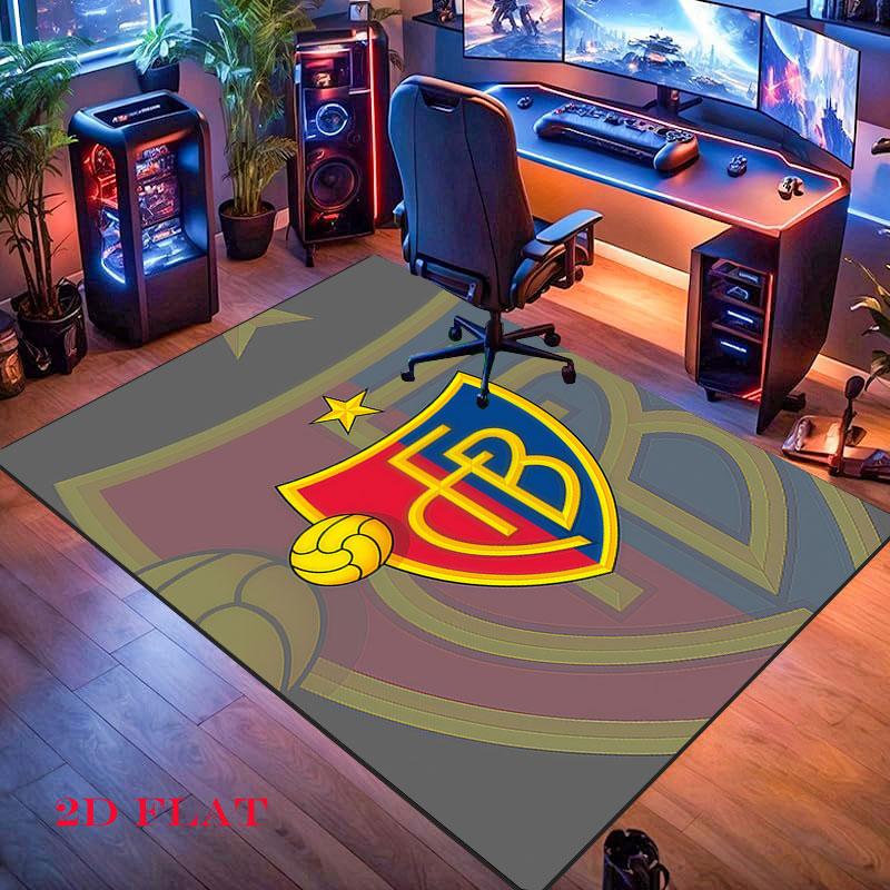 FC Basel Carpet Rug for Living Room Bedroom Home Sofa Decoration,Kids play Nonslip Floor Mat