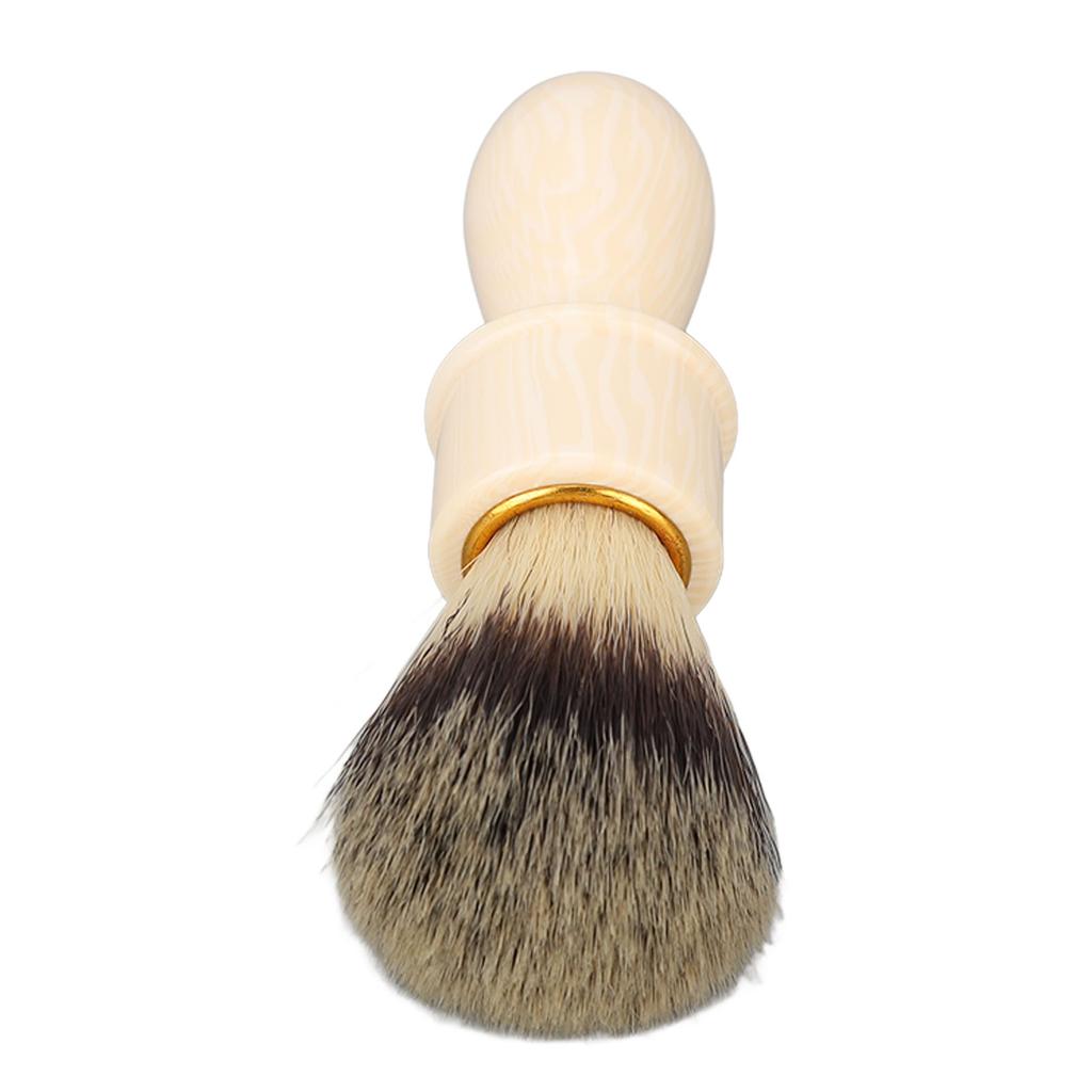 Men Shaving Brush Home Hair Salon Ergonomic Resin Handle Soft Hair Shaving Brush Face Grooming Tool