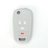 For Buick 4-button Old LaCrosse Silicone Key Cover Soft Rubber Key Bag Car Remote Control Anti-theft Device Protective Cover