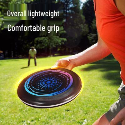 LED Light-Up Flying Disc: Interactive Parent-Child Toy for Team Building and Outdoor Fun