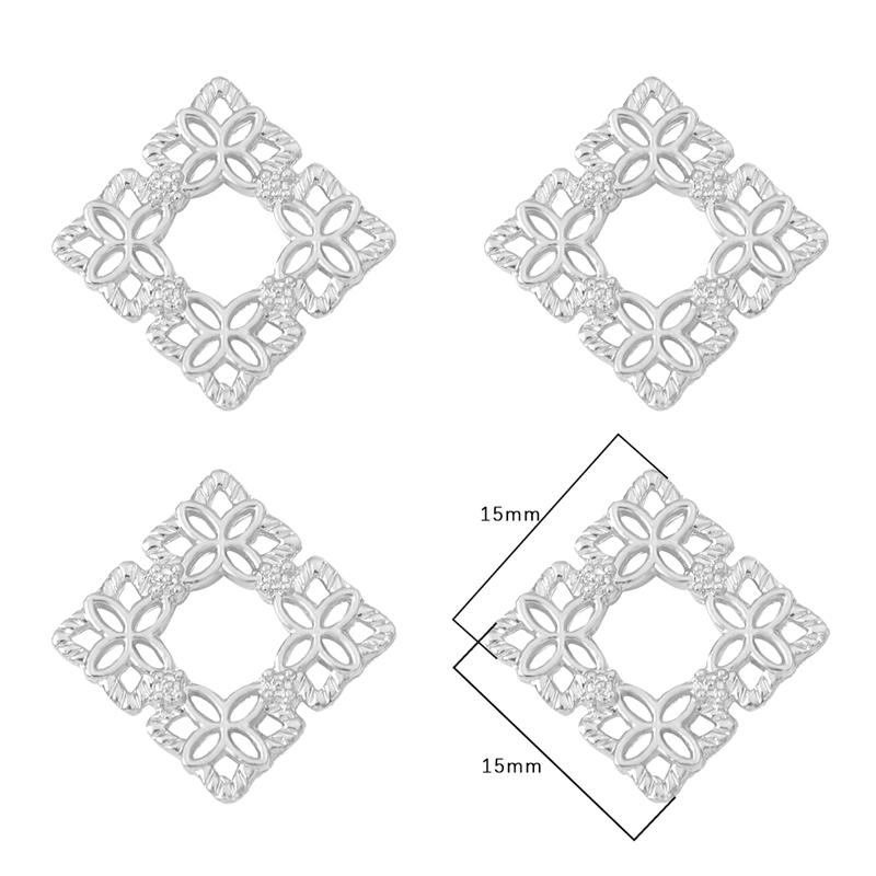 Copper Alloy Charm Pendants for Earrings Necklace DIY Jewelry Making Accessories