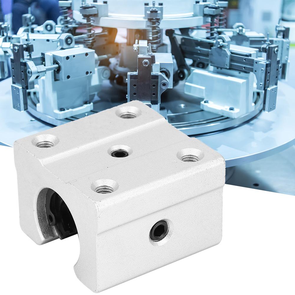 2PCS Open Type Linear Motion Bearing Slide Block Aluminum Alloy Bearing Block