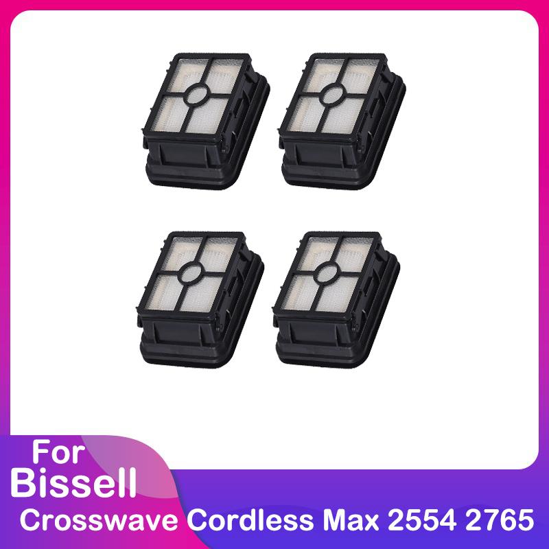 Compatible for Bissell Crosswave Cordless Max 2554 2554A 2590 2596 2596B 2596M 2765 2765F 2765Z 2765E 2765N Main Brush Filter