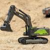 Non-Toxic Huina 1721 1/50 Alloy Excavator Children Toy Children Simulation Fall-Resistant Crawler Engineering Vehicle Hand Hook Machine Model