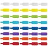 Cable Labels, Medium, Multi-Color (8-24Pcs) Write On Cord Labels, Wire Labels, Cable Tags and Wire Tags for Cable Management and Identification
