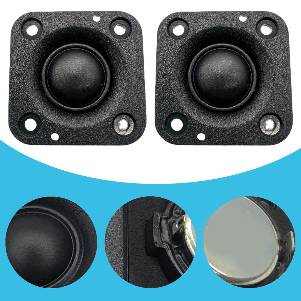 High Performance 2 Inch Square Tweeter Speaker 20W 4ohm with Aluminum Heat Sink for Enhanced Sound Clarity