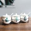 Ceramic Seasoning Jar Set with Rack