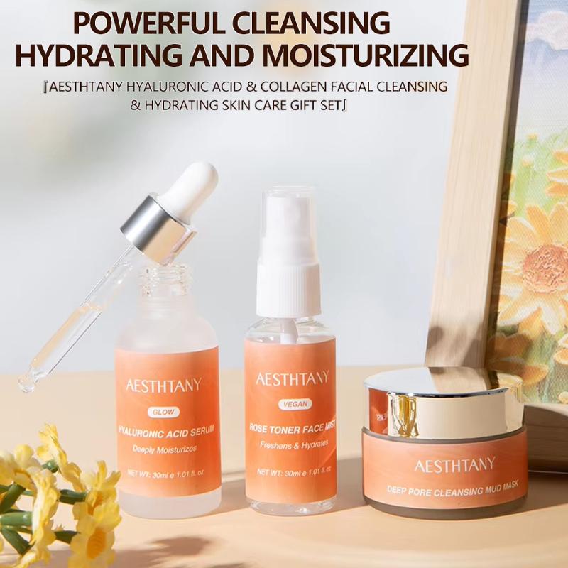 Moisturizing Gift Set (3-Piece Set) - Moisturizing Skincare Designed For Dry Skin