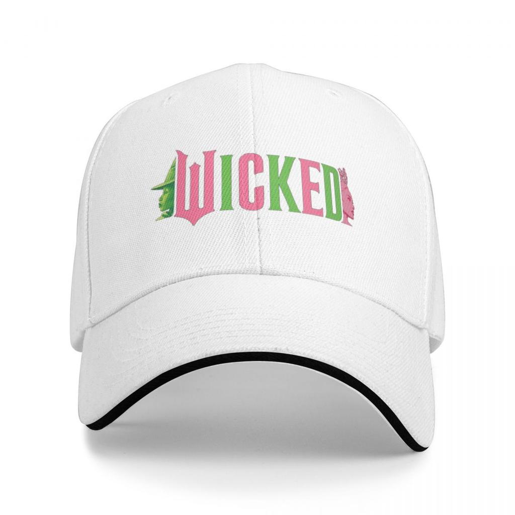 Wicked Glinda And Elphaba Logo Baseball Caps Snapback Baseball Hats Breathable Casual Casquette Outdoor Unisex