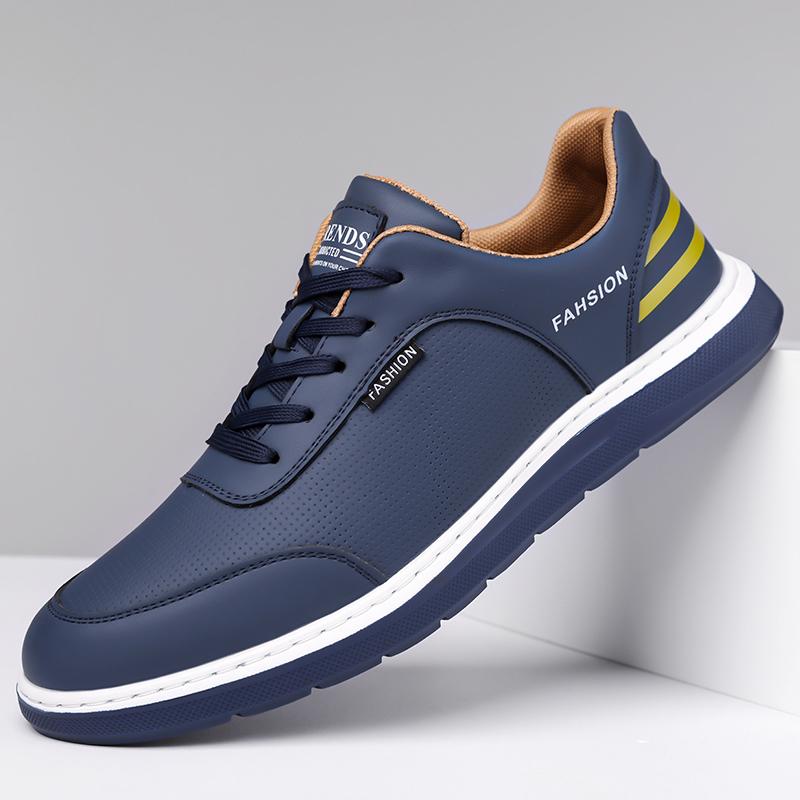 Mens Casual Shoes Fashion Design Personalized Lace Up Convenient On Off Breathable Snug High-quality Outdoor Sports Shoes Man