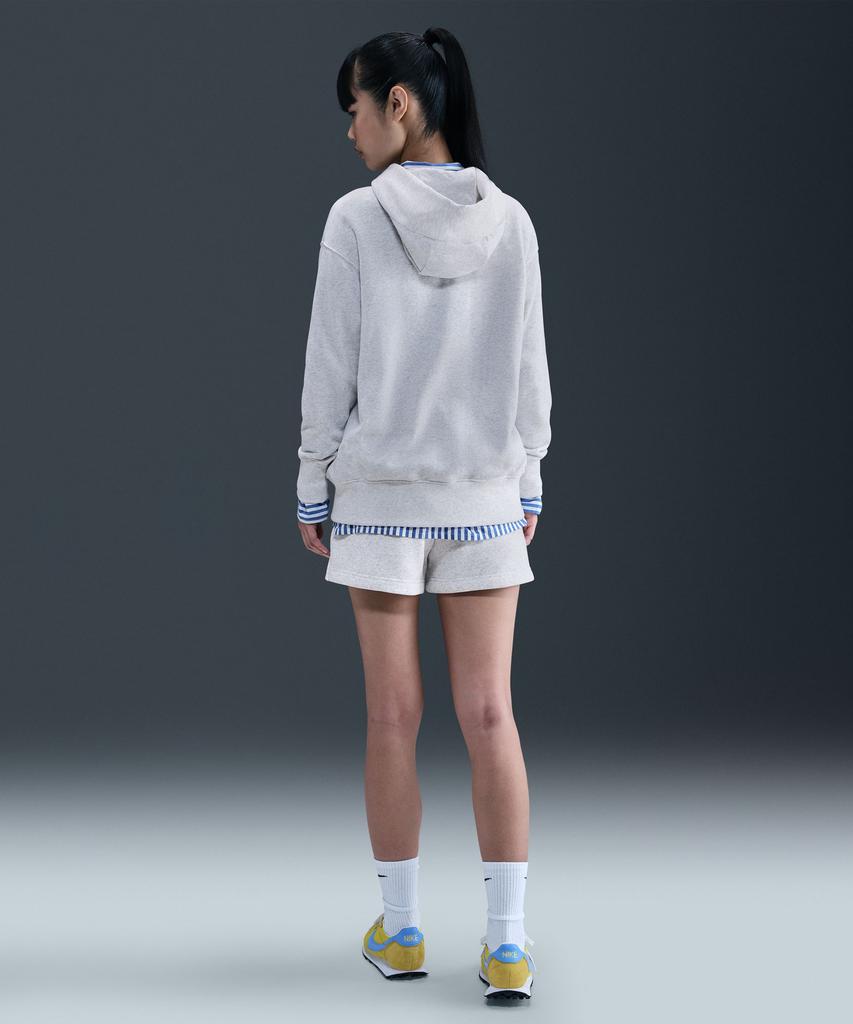 Sportswear Phoenix Fleece Oversized Pullover Hoodie - Birch Heather: Black / Fz7197-051