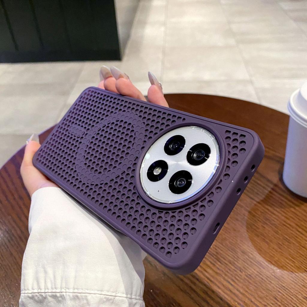 Applicable to one plus Ace6 magnetic suction one plus 15 breathable heat dissipation Ace5pro mobile phone case Ace3pro set one plus 13 case