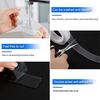 1PC Double-sided Tape Anti-slip Magic Fixed Adhesive Nano Seamless Tape Scotch Tape Washable