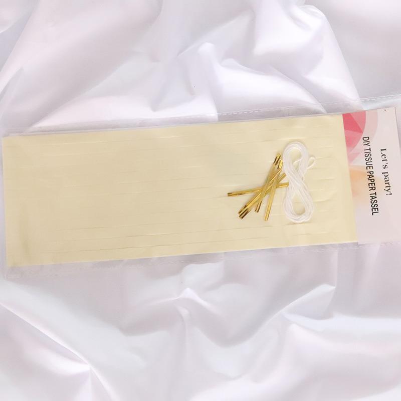 35cm Colorful Ribbon Paper Tassels for Birthday & Wedding Party Decorations