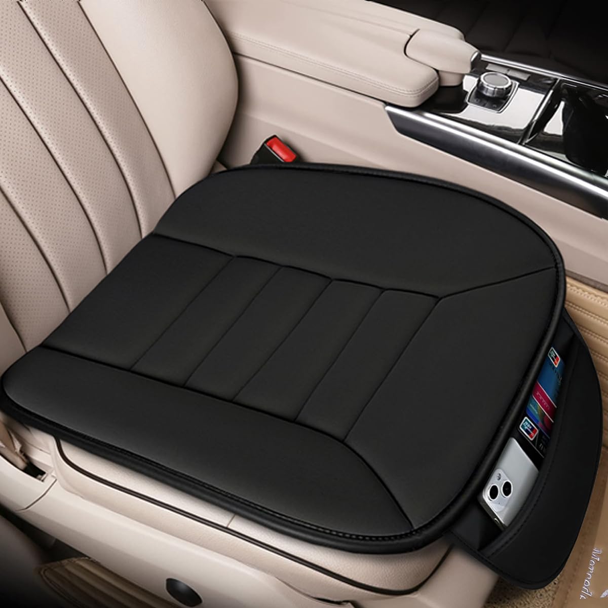Car Seat Seat Car Cushion with Storage Pressure Cushion, Driver s Cushion, Bag, Relief, Breathable, Non-Slip, [Product] чёрный