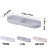2Pcs Plastic Cotton Pad Storage Box Lightweight Jewelry Box Portable Cotton Swab Storage Box  Swabs