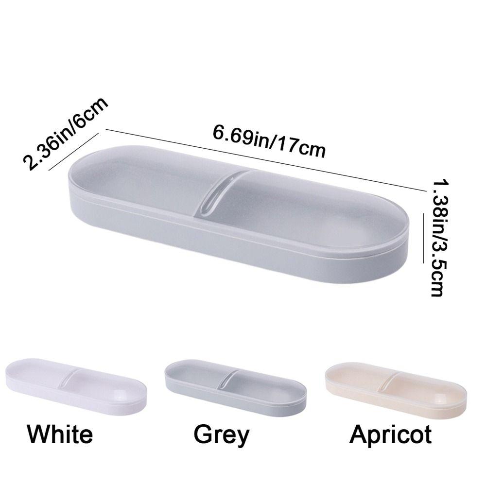 2Pcs Plastic Cotton Pad Storage Box Lightweight Jewelry Box Portable Cotton Swab Storage Box  Swabs