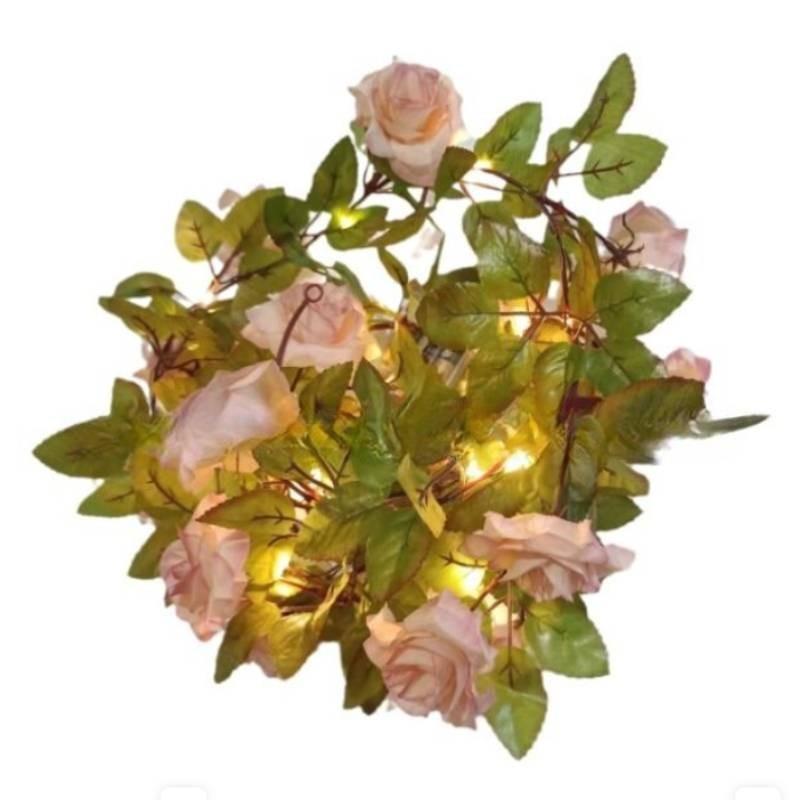 

Lighting 2 Florist Meter 20 Led Flower Leaf Garland Battery String Lights