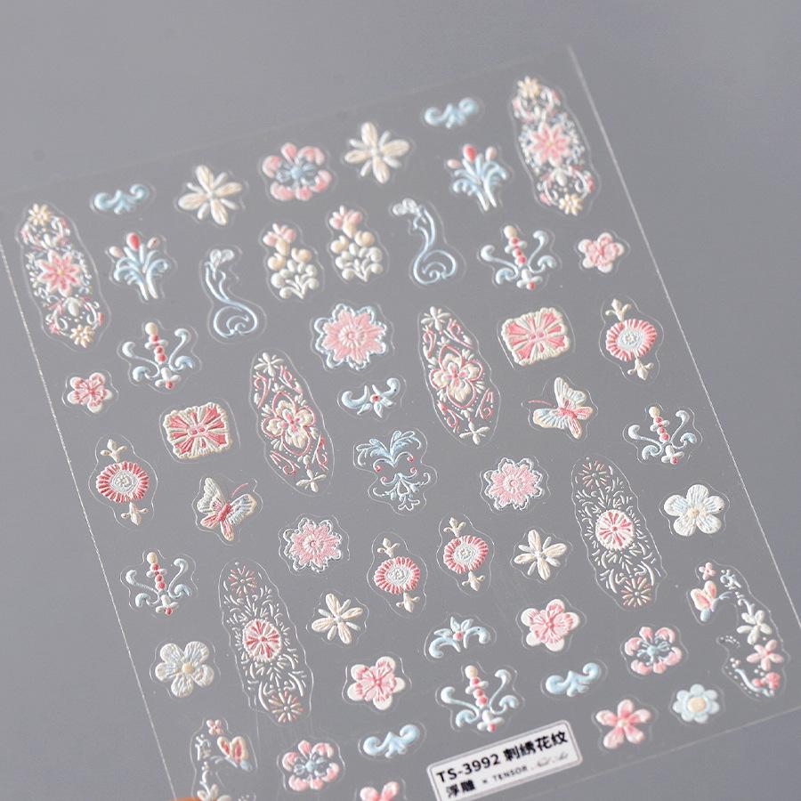 

TENSOR Наклейки для ногтей в стиле Инс с милым рельефным кроликом (TS-3992)