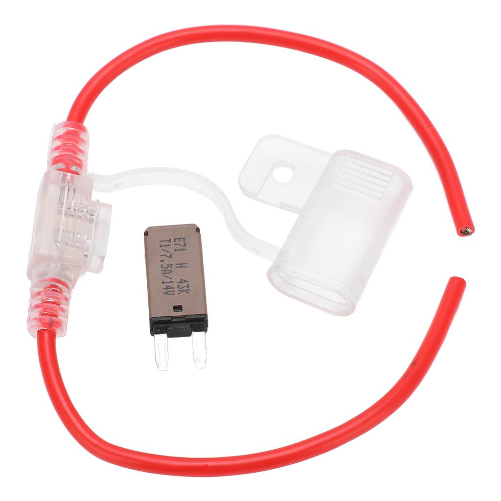 Držák pojistky 12AWG Průhledný Vodotěsný s automatickým jističem pro auto, jachtu, RV