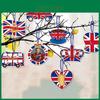 Elegant King Charles Iii Crowned Affair Party Decorations Set Of 8