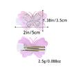 12pcs Crystal Butterfly Hair Clips for Girls Cute Sequin Butterfly Hairpins Barrettes Clips Children Kids Hair Aceessories