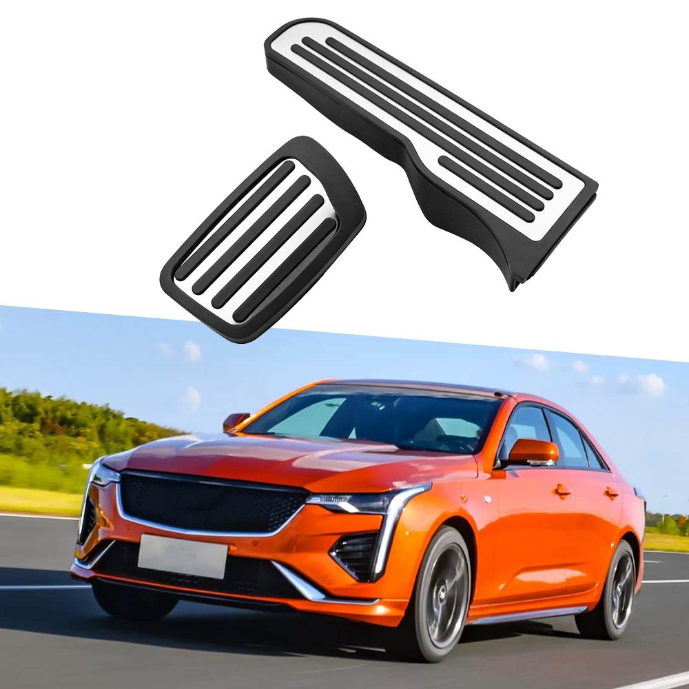 Stainless Steel Car Pedals for Cadillac CT4 CT5 CT6 2019-2023 2024 2025 Car Brake Gas Pedal Pad Cover Anti-Slip Accessories