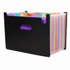 13/25 Pockets Accordion File Folder A4 Document Organizer Portable Expanding File Box  Student