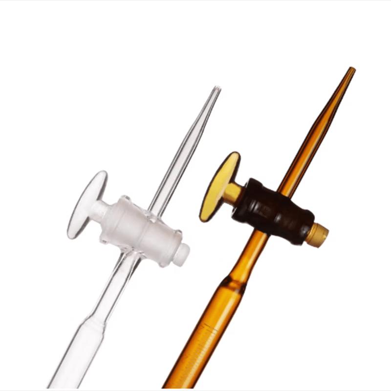Yuyang Glass Brown PTFE Burette