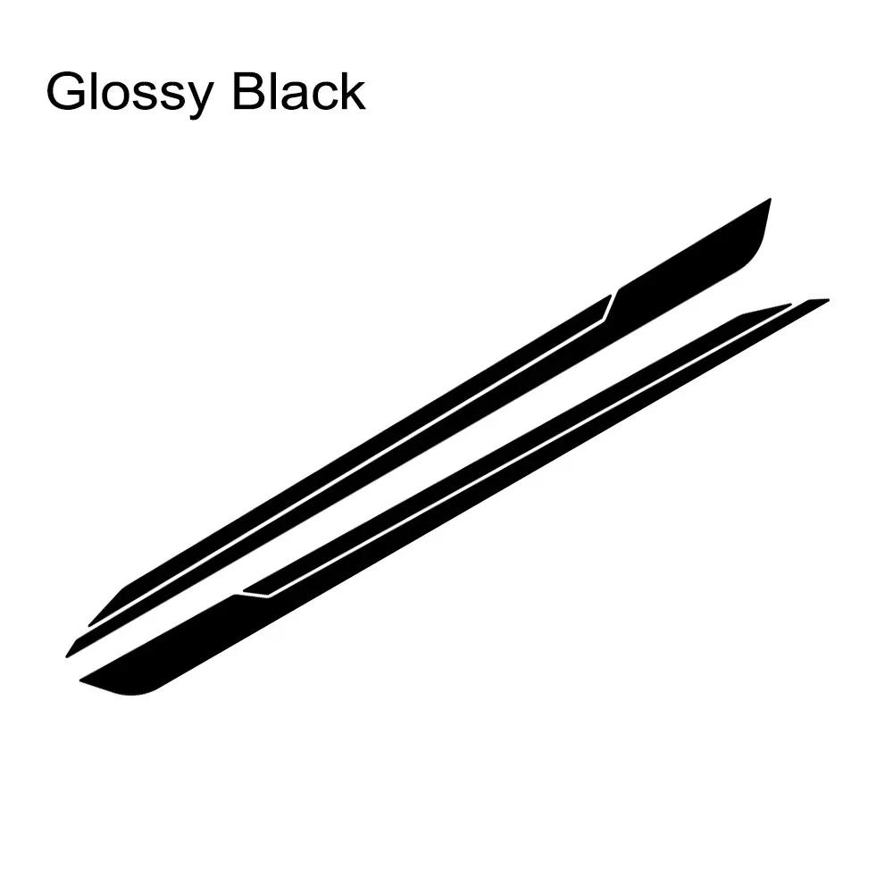 2PCS Car Long Striped Door Side Skirts Stickers Car Vinyl Decals Car Body Decoration Stickers Accessories For Skoda Fabia MK3