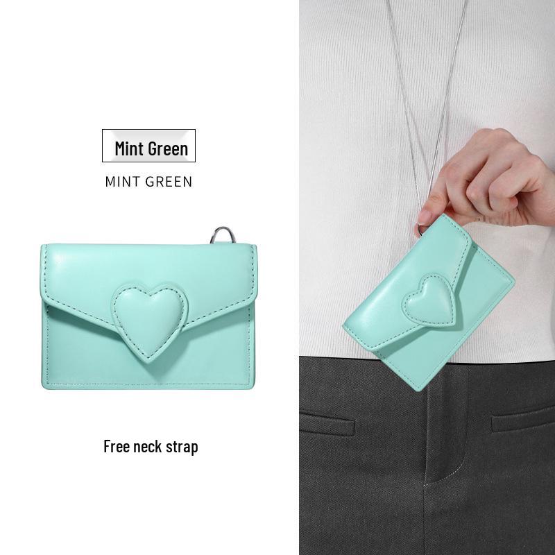 Heart-Shaped Car Key Card Holder for Xiaomi, Tesla, BMW, Xiaopeng, and Zeekr
