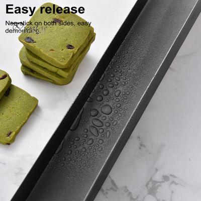 Tranbär Pepparkaksformar Form för Franskt Bröd U-Formad Non-Stick Kexform Metall Bakplåt för DIY Kakor Choklad Fudge