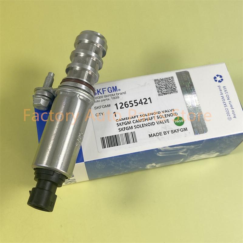 1Pair NO: 12655421&12655420 Intake and Exhaust Camshaft Oil Control Actuator Solenoid Valve For Buick Chevrolet GMC Opel VVT