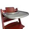 Stokke Compatible Tray for Tripp Trapp Baby Chair, Table, Baby Set, Mini Table, Smooth Surface, Suction Cup Attachment Compatible (Gray)