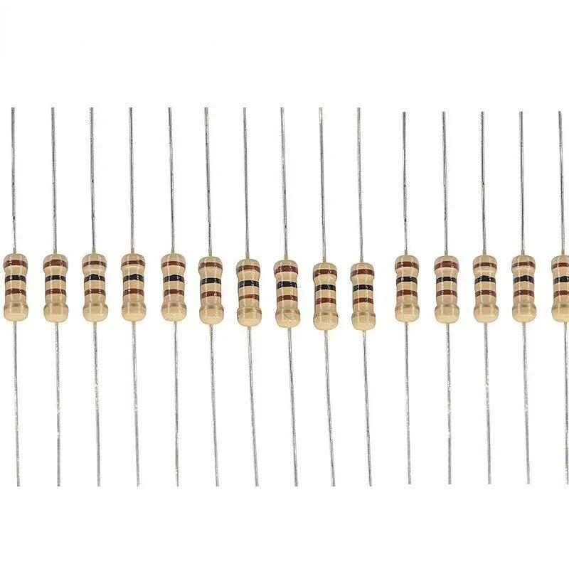 1000PCS 1/2W Carbon Film Resistor Kit 0.5W 5% Color Ring Resistors 1 Ohm-10M Ohm Resistance Set