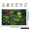 2D Monstera Leaf Greenery Wall Backdrop for Aesthetic Portrait Photography