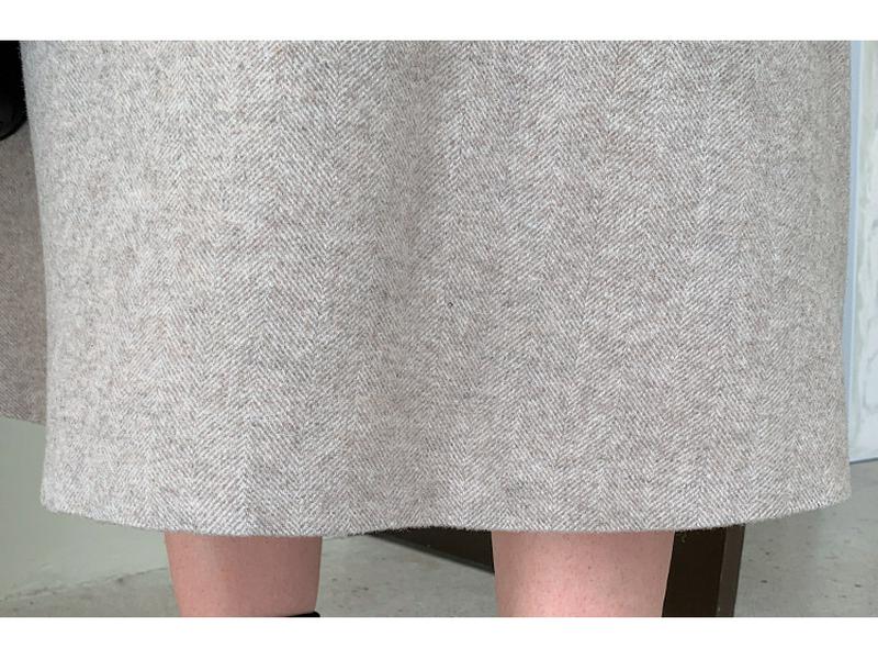 Maternity Fashion: Korean Loose Woolen Overall Skirt & Sweater Set for Autumn/Winter