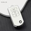 New Tpu Car Flip Key Case Cover Shell Fob For Mazda 2 3 5 6 Cx7 Cx9 Rx8 Mx5 M6 Key Protector Holder Keyless Accessories Keychain