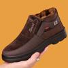 Winter Men's Boots Waterproof Snow Boots Warm Fur Casual Men Shoes Antislip Ankel Boots Plush Cotton Shoes