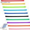 4 pcs Silicone Beach Towel Clips Windproof Stretchable Bands Towel Holder Bands  Outdoor