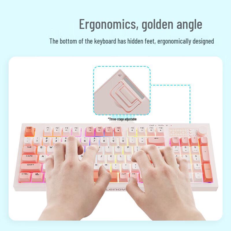 Lenovo K2 95-Key Wired Silent Membrane Keyboard