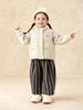 Tongbei Kids' 2025 Winter Striped Merino Wool Pants for Boys & Girls – Warm, Versatile Long Pants