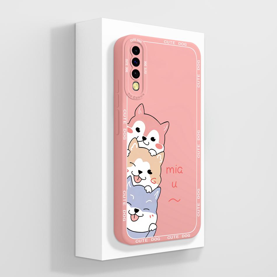 

Case For Samsung Galaxy A50 A50S Cute Panda Soft Liquid Silicone Funda Camera Protection Back Cover For Samsung A 50 Phone Shell Samsung A50