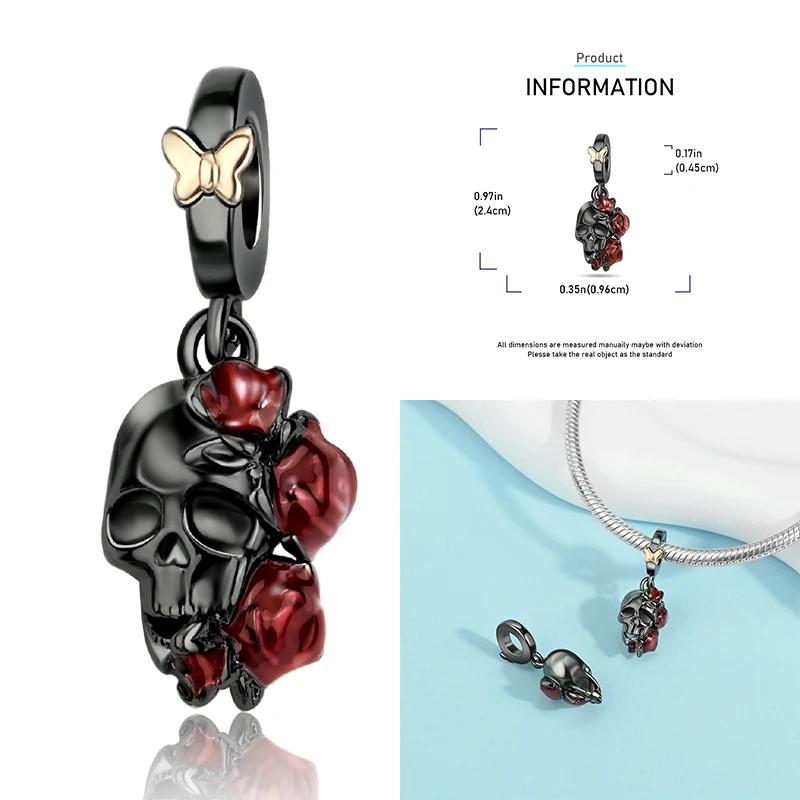 Christmas Charms Copper Elk Santa Claus Bead Snowflake Bell Snowman Charm Fit Original Bracelet Diy Jewelry