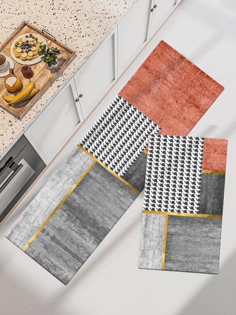Fashion Simple Nordic Style Kitchen Mat  Carpet House Hold Carpet Modern Home Decor