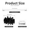 Kit Ramoneur Brosse de Nettoyage Flexible en Nylon pour Nettoyer les Conduits de Cheminée, les Conduits de Cheminée, les Bouches d'Aération de Sèche-Linge, les Poêles à Particules, les Canalisations d'Égout