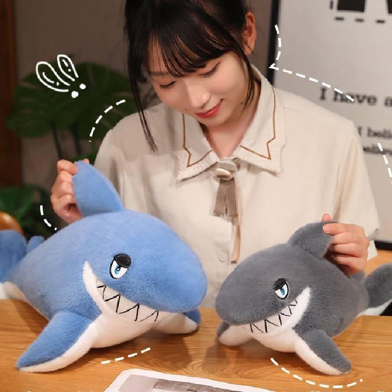 Realistic Megalodon Shark Plush Toy Soft And Huggable Ocean Animal Doll Museum Souvenir For Kids